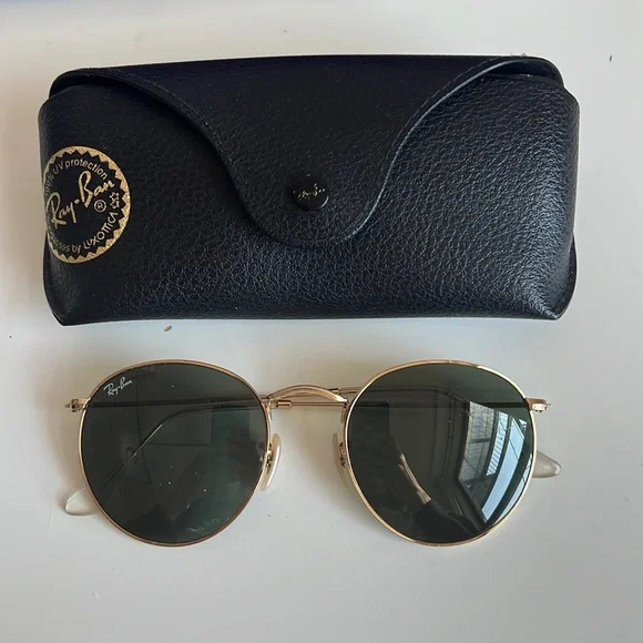 Ray-Ban Accessories Ray Bans Round Wire Gold Sunglasses Poshmark